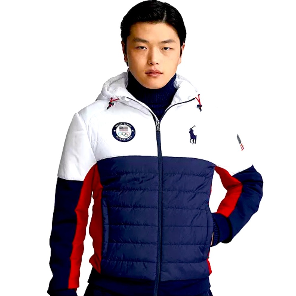 NWT Polo Ralph Lauren Team USA 2022 Olympics Hybrid Jacket XL Navy White